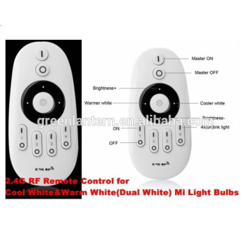 Touch sensitive RF Remote controller, Control up to 4 zones WW/CW Colours